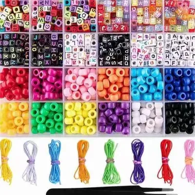 Crystal Glass Beads Crafting Kit for Bracelet DIY Accessories