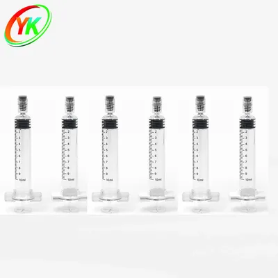 10cc Luer Lock Glass Syringe Measurement Mark with Packaging for Filling Oil
