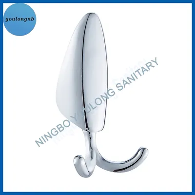Bathroom Hardware Rob Hook Wall Mounted Bathroom Double Hook