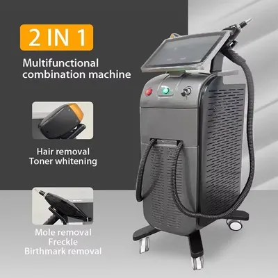 2 in 1 808nm Diode Laser Hair Removal Pico Tattoo Removal Machine