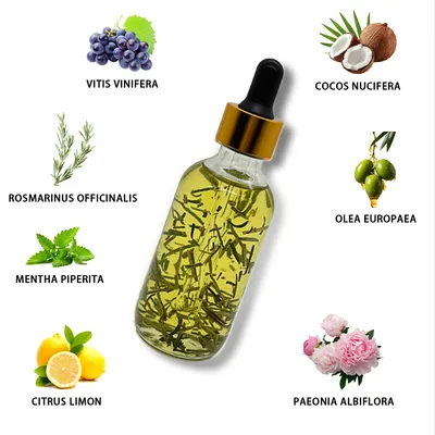 60ml Olive Oil Rosemary Essential Oil Hair Care Regrowth Herbal Anti Hair Loss Hair Plant Extract Essential Oil Serum
