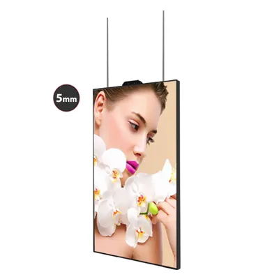49 Inch LCD Window Facing Display 3000 Nits Sun Readable Restaurant Digital Menu Board