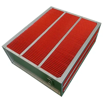 Fresh Air Energy Saving Cross Flow Hydrophilic Aluminum Foil Air to Air Box Type Heat Exchanger