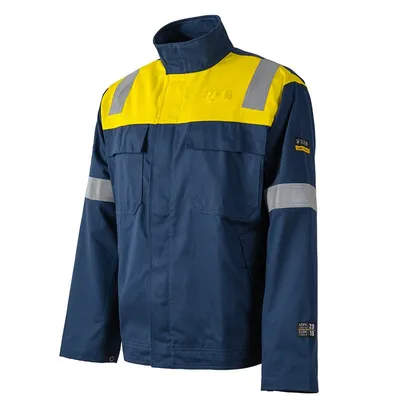 B-30063 Fr Jacket Flame-Resistant Work Jacket for Industrial Safety, Durable Protective Workwear