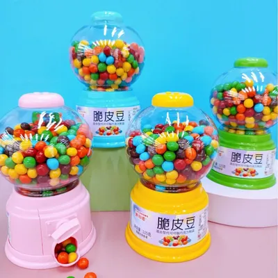 Zhiqu Creative Machine Kids'plastic Toy for Rotating Sweet Treats Candy Gummy Snacks Lollipop Jelly Bean Chewing Gum