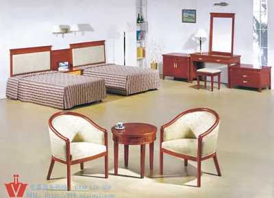 Classic Design Hotel Bedroom Set (WP13-2012)