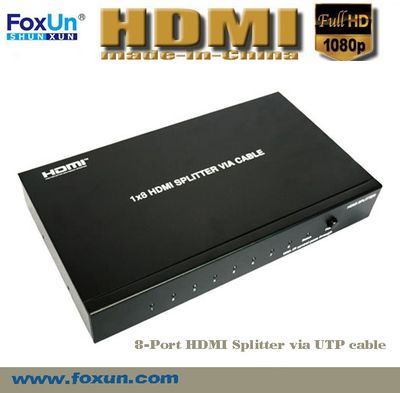 50m HDMI1*8 Splitter Support 3D at 1080p