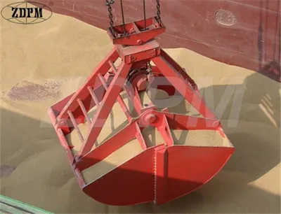 Four Ropes Clamshell Mechanical Grab