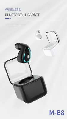 New Tws Headset HiFi Stereo Sports Earphone with Microphone Handsfree