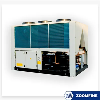 Copper Aluminium Condenser Coil Epoxy Coated Chiller