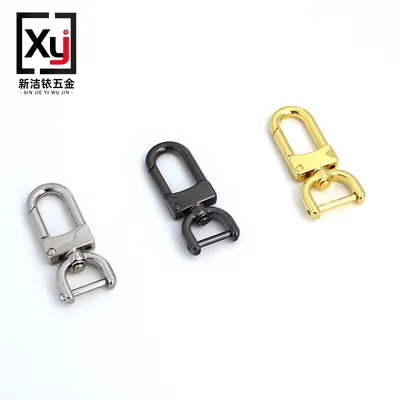 Fashion Heavy Duty Pet Metal Accessories Handbag Dog Leash Buckle