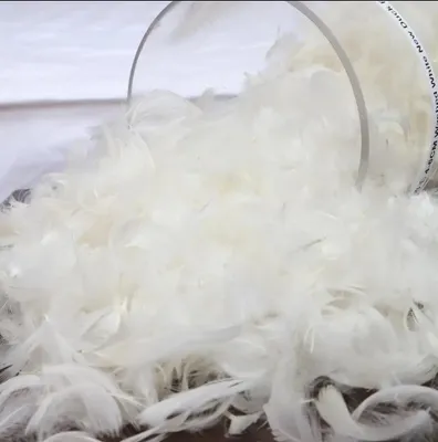 4-6cm RDS White Washed Goose / Duck Feather