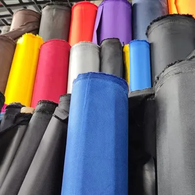 China Factory Wholesale 1680 Double-Ply PVC Textile Oxford Cloth, Man-Made Fabric for Bags