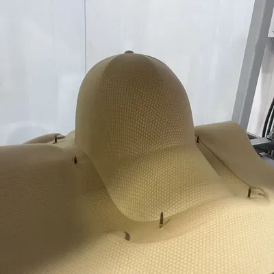 Seamless Cap Ironing Equipment for Baseball Hats with PLC Touch Screen