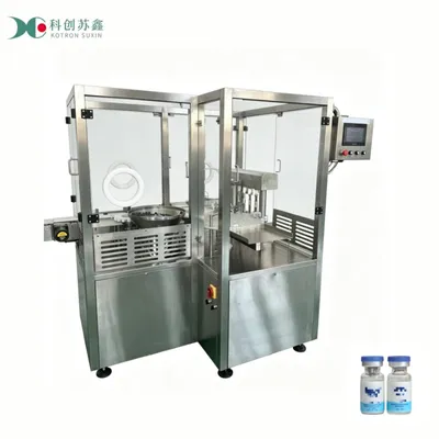 Factory Price Aseptic Automatic Vial Bottle Liquid Filling Sealing Machine for Biopharma