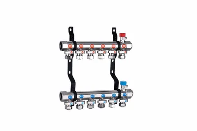 OEM Professional Automatic Brass Collectors Manifold with Flow Meter