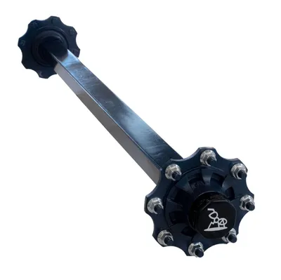 Durable Unbraked Straight Axles Tailored for Agricultural Machines
