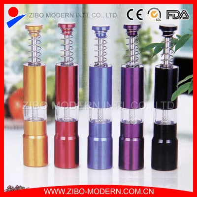 Colorful Aluminium Alloy Manual Salt and Pepper Grinder, Herb Grinder, Herb Mill, Spicy Grinder, Spicy Mill