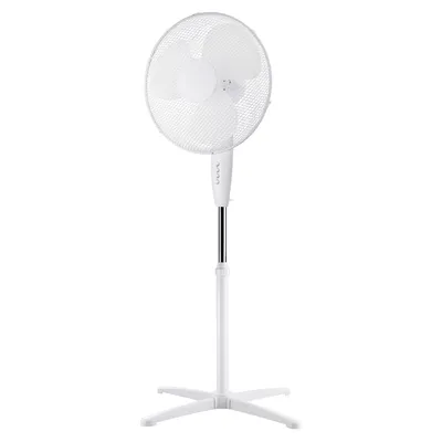 16 Inch 3 Speed Oscillating Plastic Motor Electric Stand Fan