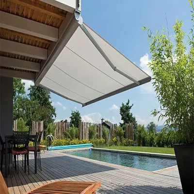 All-Season Aluminium Extendable Outdoor Folding Arm Shade Motorized Retractable Awning