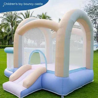 Children's Bouncy Castle with Slide - PVC Inflatable Trampoline for Backyard