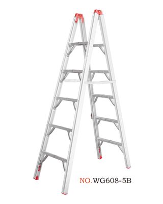 Upgraded New design Ce En131 5 Step 'a' Type Step Aluminium Folding Stairs/Folding Ladder