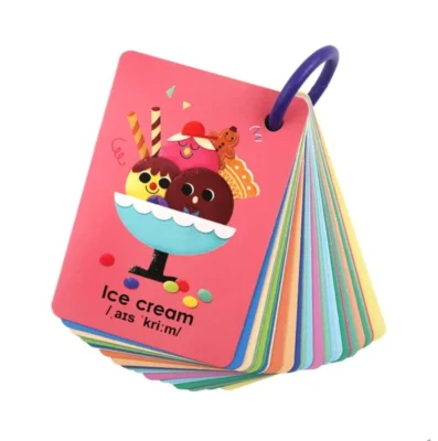 Custom OEM Children Playing Card Printing Paper Board Game Kids Educational Learning Card Packing Pokers Playing Game Cards Flash Card