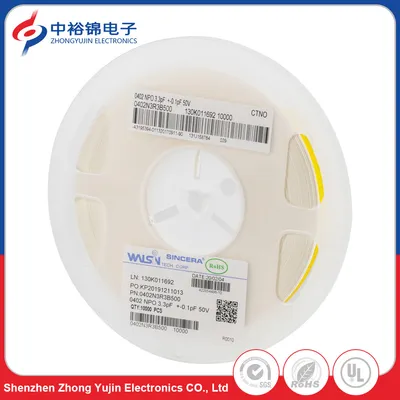 0402 3.3PF 50V SMD Thick Film Mlcc Chip Capacitor