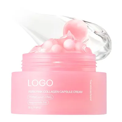 Pdrn Pink Collagen Capsule Cream Firming Lifting Anti Wrinkle Face Cream