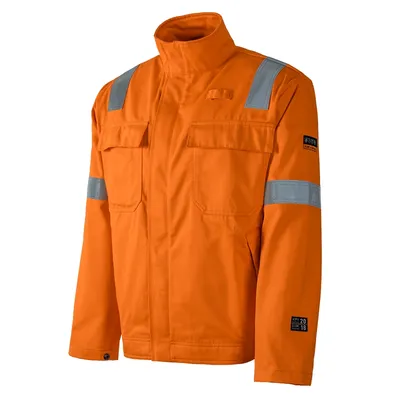 Fr Jacket Flame Retardant Work Jacket Fire-Resistant Industrial Welding Construction Safety Workwear Clothing