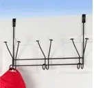 Over The Door Triple 3-Hook Rack