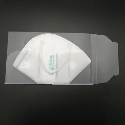 Portable Plastic Pocket Masked Storage Clip Organizer Keeper Folder