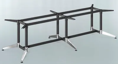 Modern, Space Efficient Boardroom Table Leg Table Frame