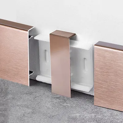 Snap Glue Free Skirting Moulding for Simplified on-Site Wall Base Installation