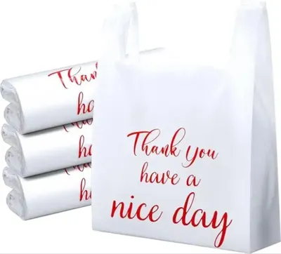 HDPE LDPE PE Plastic Shopping T-Shirt Bag Supermarket