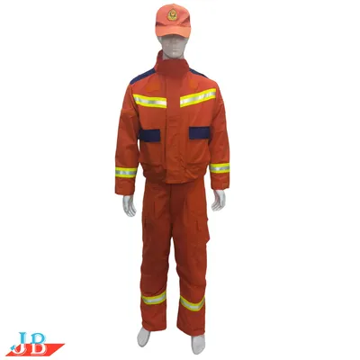 Nomex Orange Emergency Suit Fire Rescue Suit