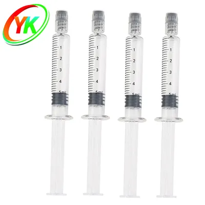 Customized 5g Luer Lock Packaging Reusable Glass Syringe