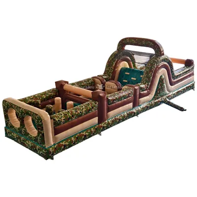 Race Game Inflatable Obstacle Course Funny Large Inflatable Comb New Popular Inflatable Bounce House