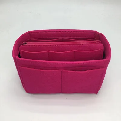 New Style Felt Bag in Bag, Factory Wholesale Box Cosmetic Bag