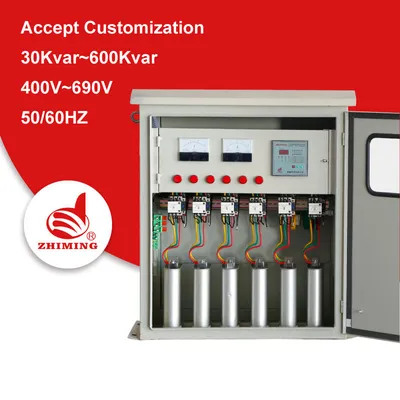 Low-Voltage Shunt Capacitor Bank for Reactive Power Compensation and Factor Correction 400V