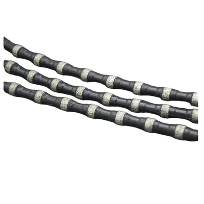 Steady Granite Cutting Diamond Wire Saw Rope for Bridge Dismantling Project
