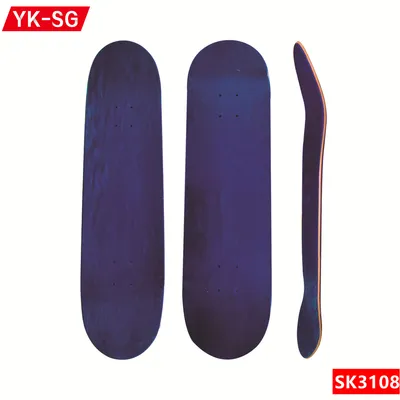 31 Inch 7 Ply 100% Northeast Maple Short Skateboard Deck