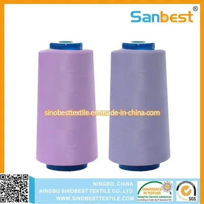 100% Continuous Polyester Textured Yarn for Overlocking, DTY 150d/1