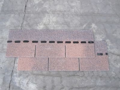 Mixed Single Layer Asphalt Roof Tile