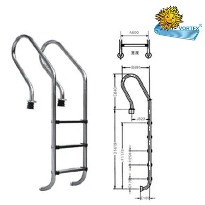 Sf Series # 304 Stainless Steel Ladder for Swimming Pool and SPA