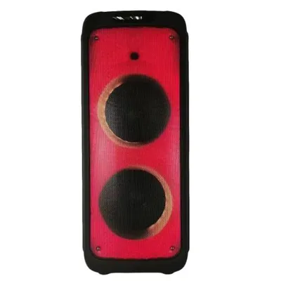 Zzb HS-Td10h8 Double 10 Inch Speaker with Amplifier Flame Flash Light Home Theatre System Karaoke Sound Speaker