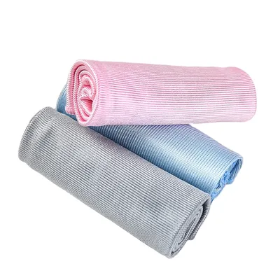 Lint Free Auto Detailing Car Wash Microfiber Shinny Cloth Cleaning Towel for Glass Window Chrome Screen