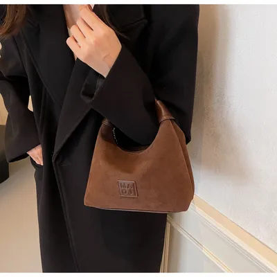 Matte Texture Bag, Handbag, Commuter Crossbody Bag