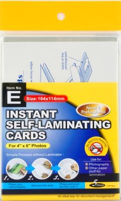 Instant Self-Laminating Name Card