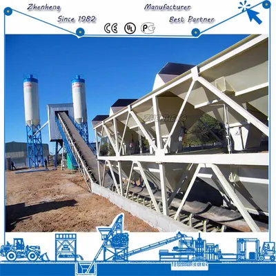 Capacity 60m3/H Samll Hzs60 Concrete Mixing Batching Plant